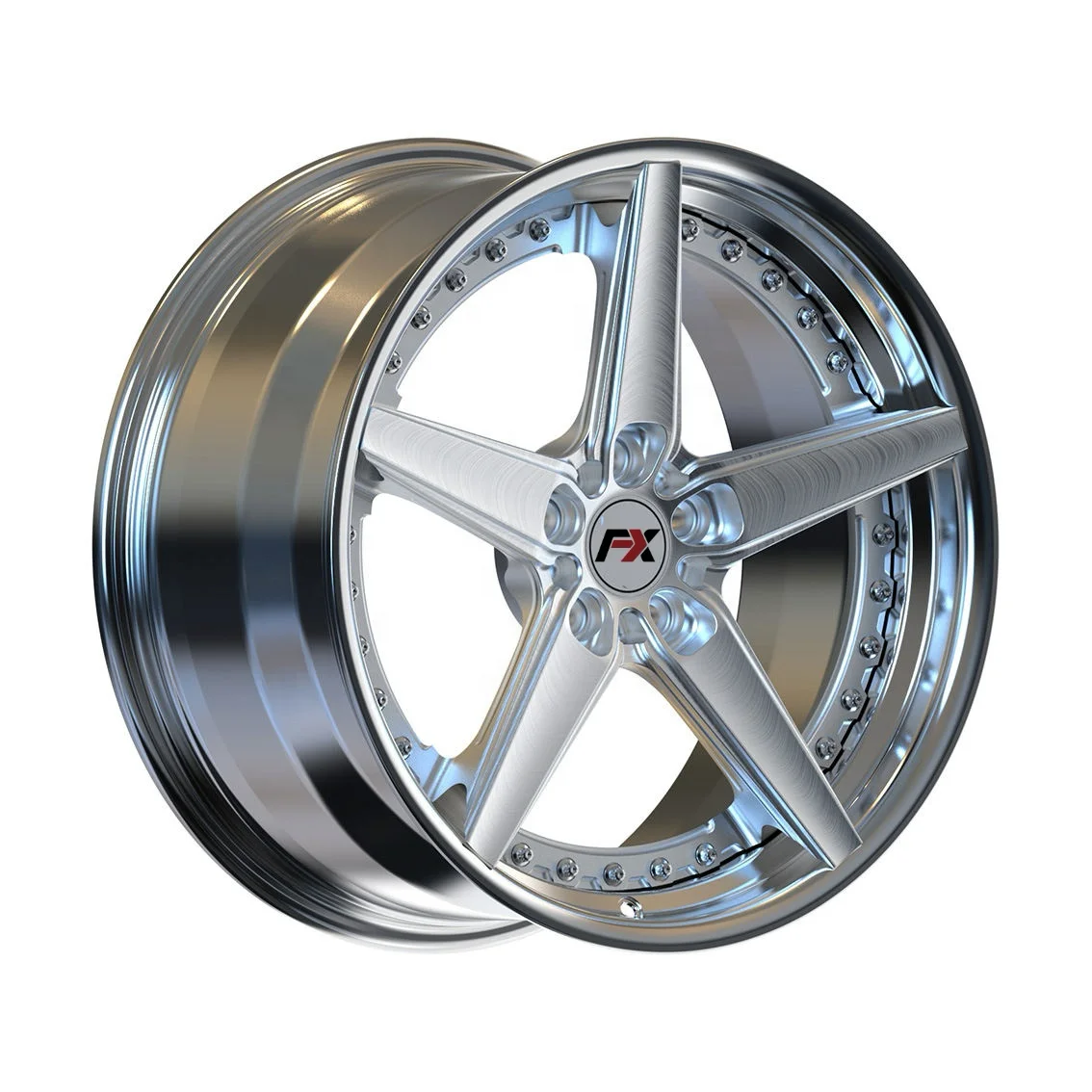 Factory-made Two-piece Alloy Forged Wheel Hubs 18 19 20 21 22 Inches Are Suitable for Various Modified Vehicles. JJ1582