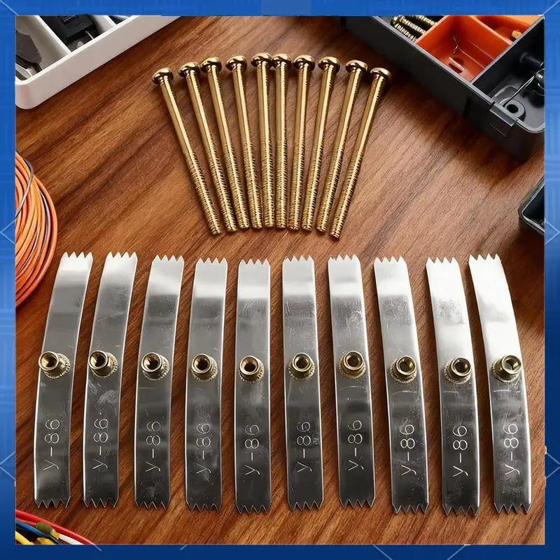 Concealed Box Repair Tool 10 Pieces Tool Junction Box Repairer With Teeth Household Home Renovation Wiring Maintenance
