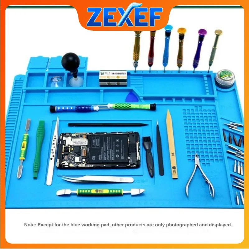 

ZEXEF Insulation Repair Pad Heat-Resistant Silicon Soldering Station Kinds Of Mat Work Pad Desk Platform BGA Soldering Station