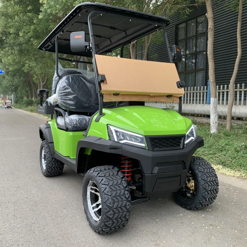 Wholesale And Retail 60V/72V Lithium Battery Powered Electric Golf Cart Grade A Remote Control Golf Cart Scenic Sightseeing Car