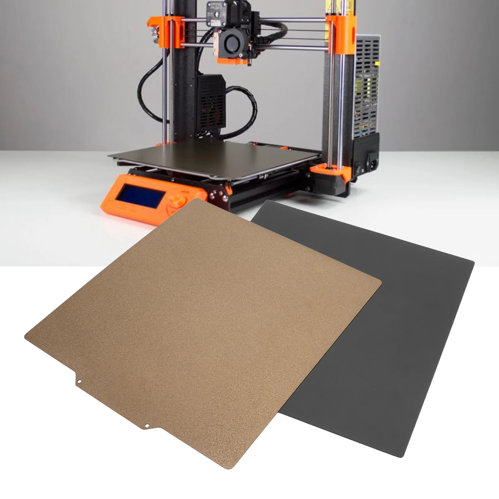 

Spring Steel Build Plate Spring Steel Plate Double Side PEI Powder Coated Magnetic 3D Printer Build Plate for CR 6 SE 255x245MM