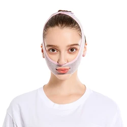 Beauty Face Sculpting Sleep Mask，V Line Lifting Chin Mask, Chin Strap for Double Chin for Women，Chin Mask Lift and Gua Sha Stone