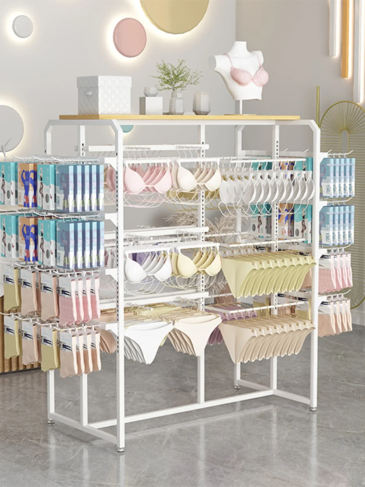 Mädchen Unterwäsche Display Rack Supermarkt Socken Rack Unterwäsche Mitte