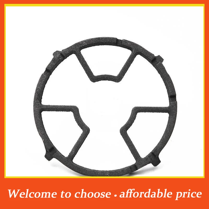 Cast Iron Gas Stove Burner Grate Easy to Maintain High Temperature Resistant Sturdy Pot Holder Rack for Home Kitchen Cooking Pa
