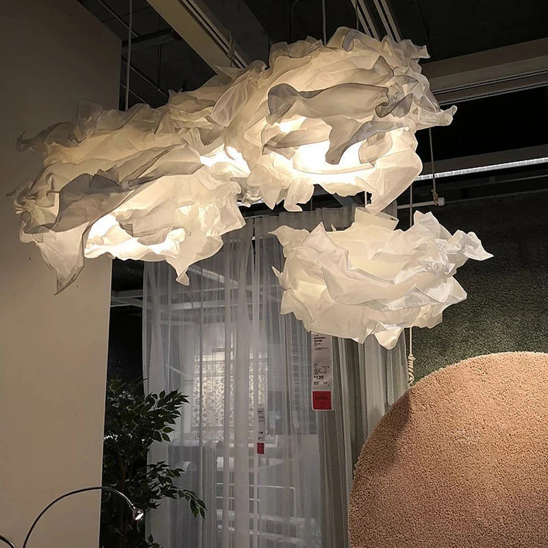 Arte fai da te nuvola paralume fiore paralume paralume soffitto paralume decorazione lampadario ciondolo per soggiorno camera da letto Bar