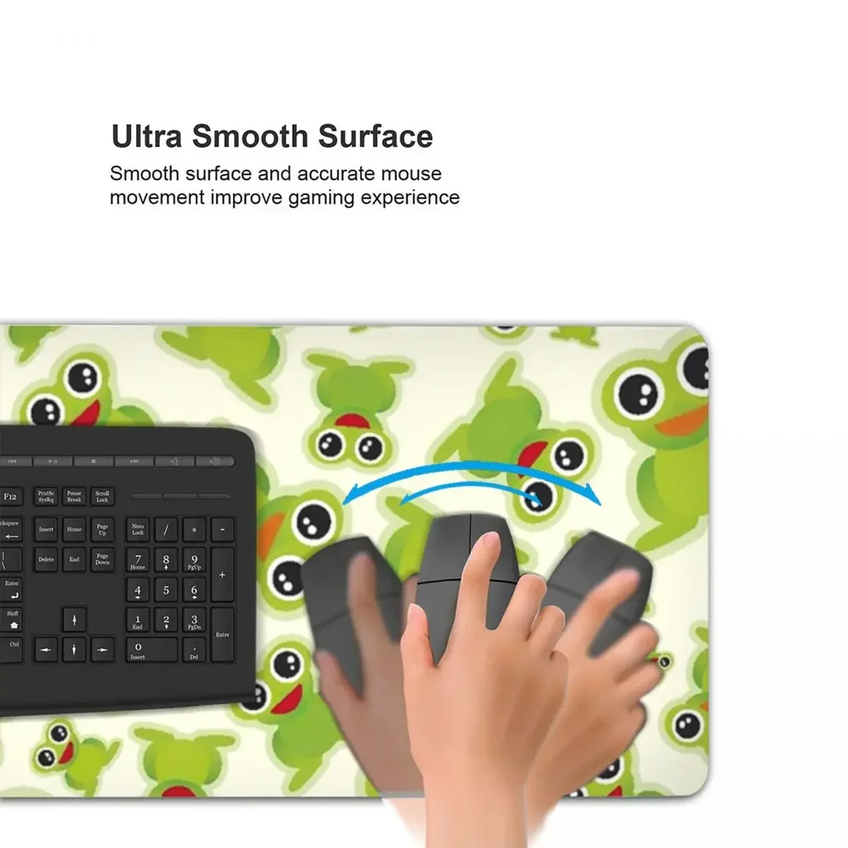 Sapo dos desenhos animados grande mouse pad teclado do computador mouse tapete gamer computador portátil tapete de mesa acessórios de escritório tapetes de mesa