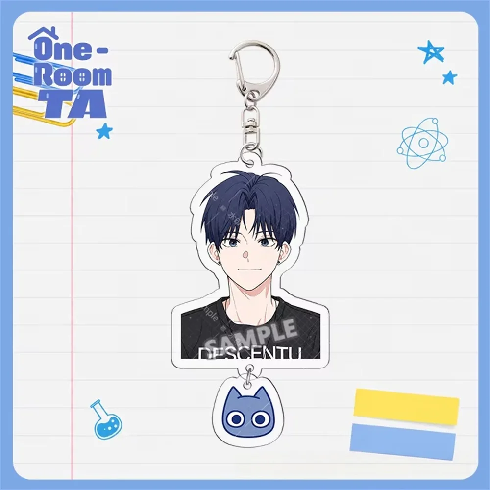 6CM Keychain Acrylic Stand Model Characters Ornament Accessories Goods Christmas Gifts Anime One-Room TA