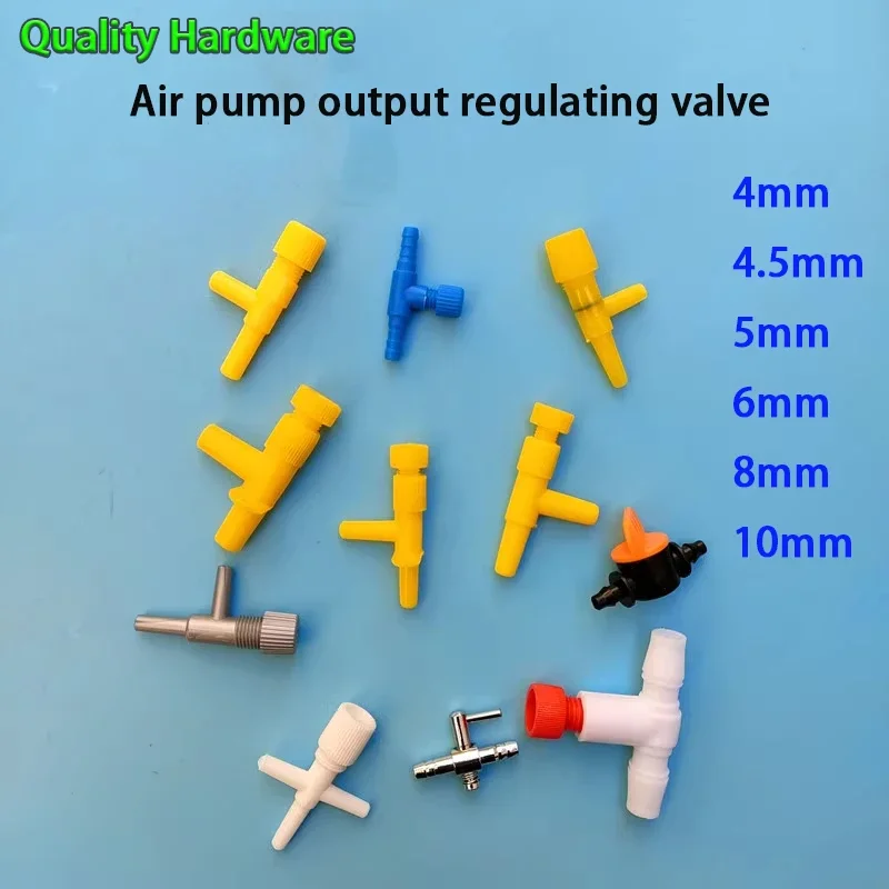 

Valve Aquarium Air Regulator Flow Tube Pipe Divider Valve Adjustable Oxygen Pump Regulating Valve for Hoses Tank Volume Control