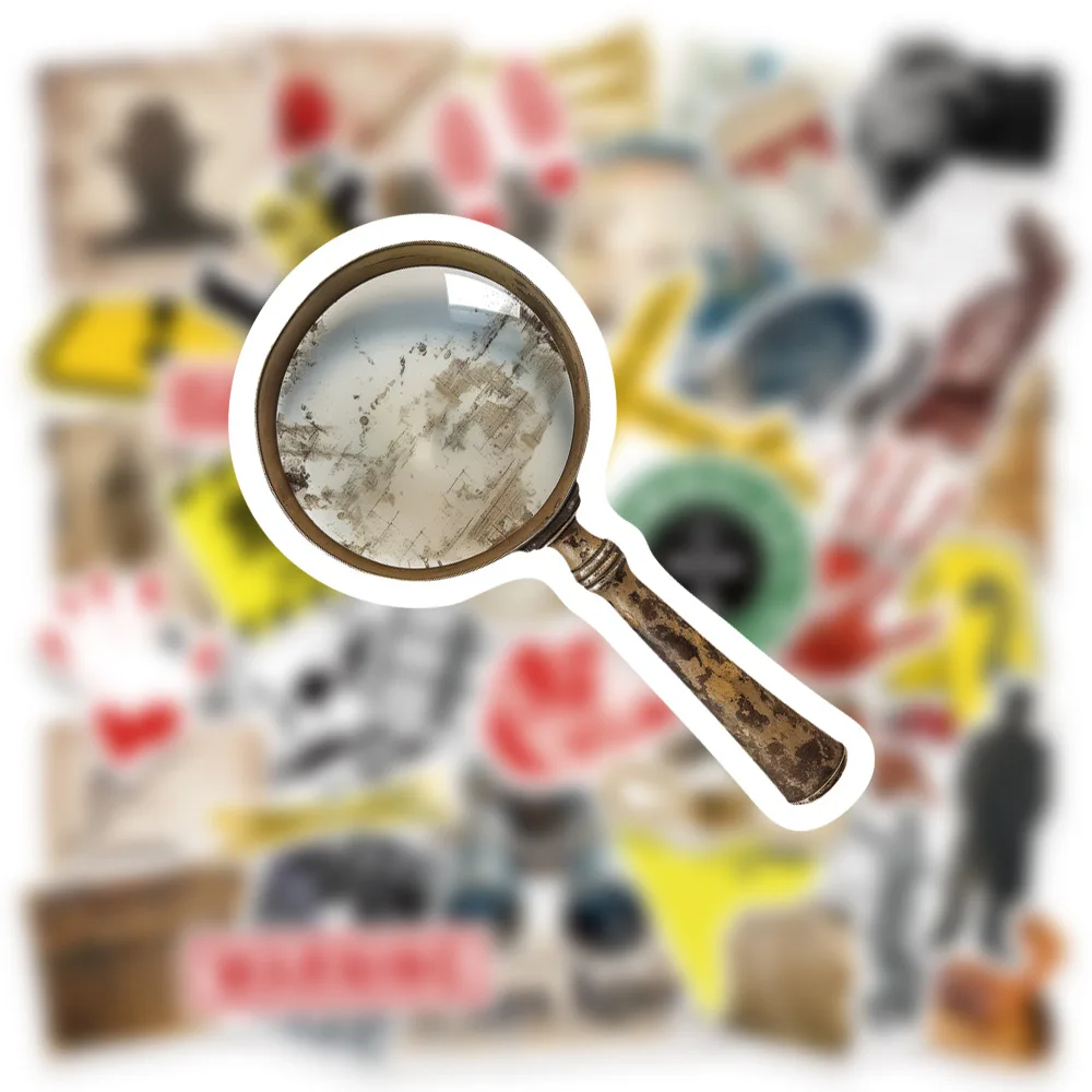 10/50 قطعة ملصقات محقق القتل شخصية الكتابة على الجدران DIY بها بنفسك الغيتار الهاتف المحمول كوب ماء سكيت الشارات مقاوم للماء