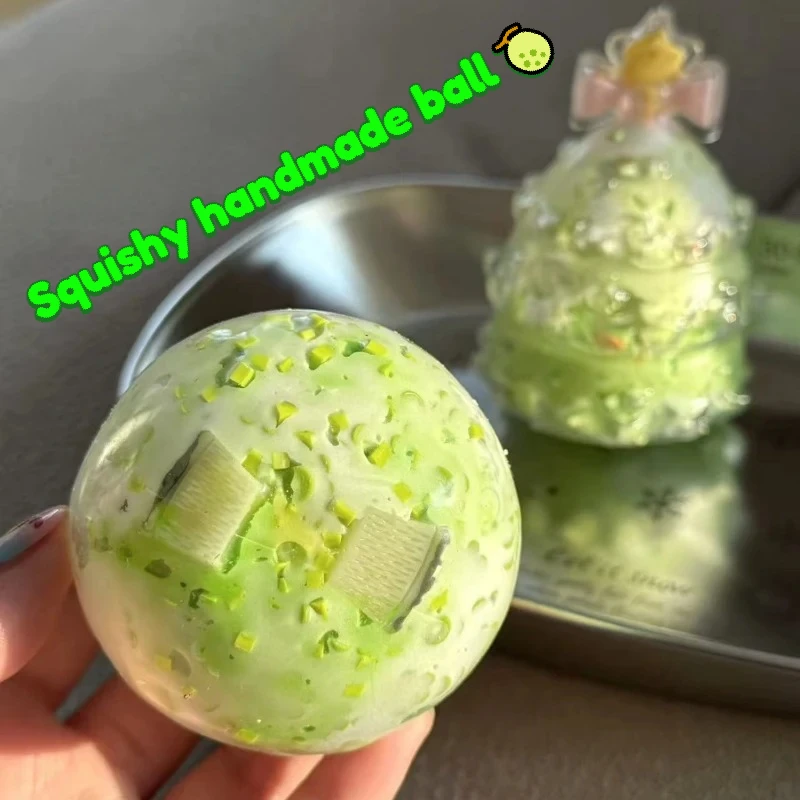 Knuspriger Stressball, cremiger Teig, weiche Spielzeuge, knusprige Bausteine, Quetschball, ASMR Anti-Stress-Fidget-Spielzeuge für Erwachsene