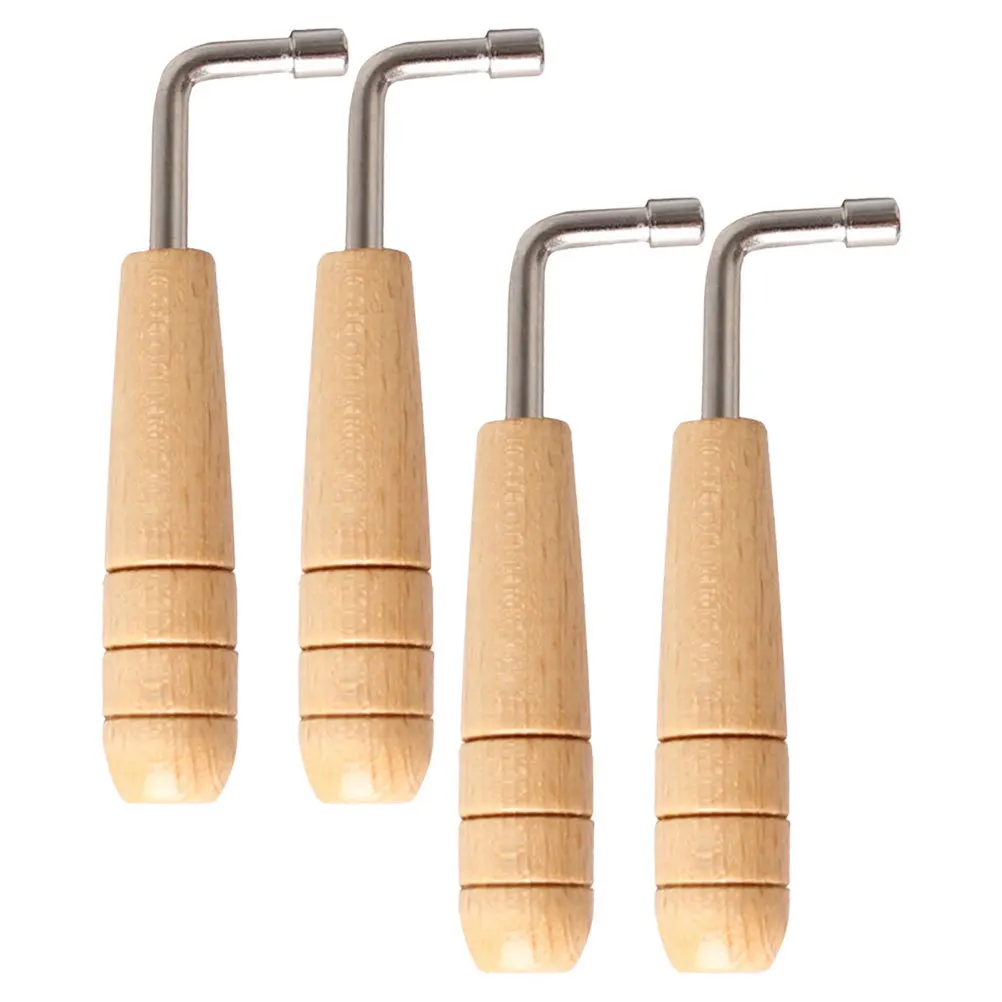 

4Pcs Lyre Harp Tuning Wrench Tool Portable Precise Adjustment Comfortable Grip Ideal Both Beginners Professional Players