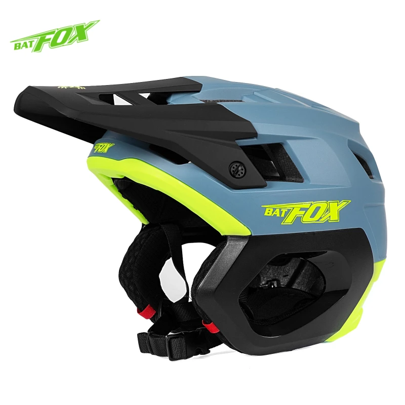 BATFOX-Bicycle Ear Protection Helmet  MTB Half All Terrain Mountain Bike Riding Off-Road Outdoor Sports Cycling  New