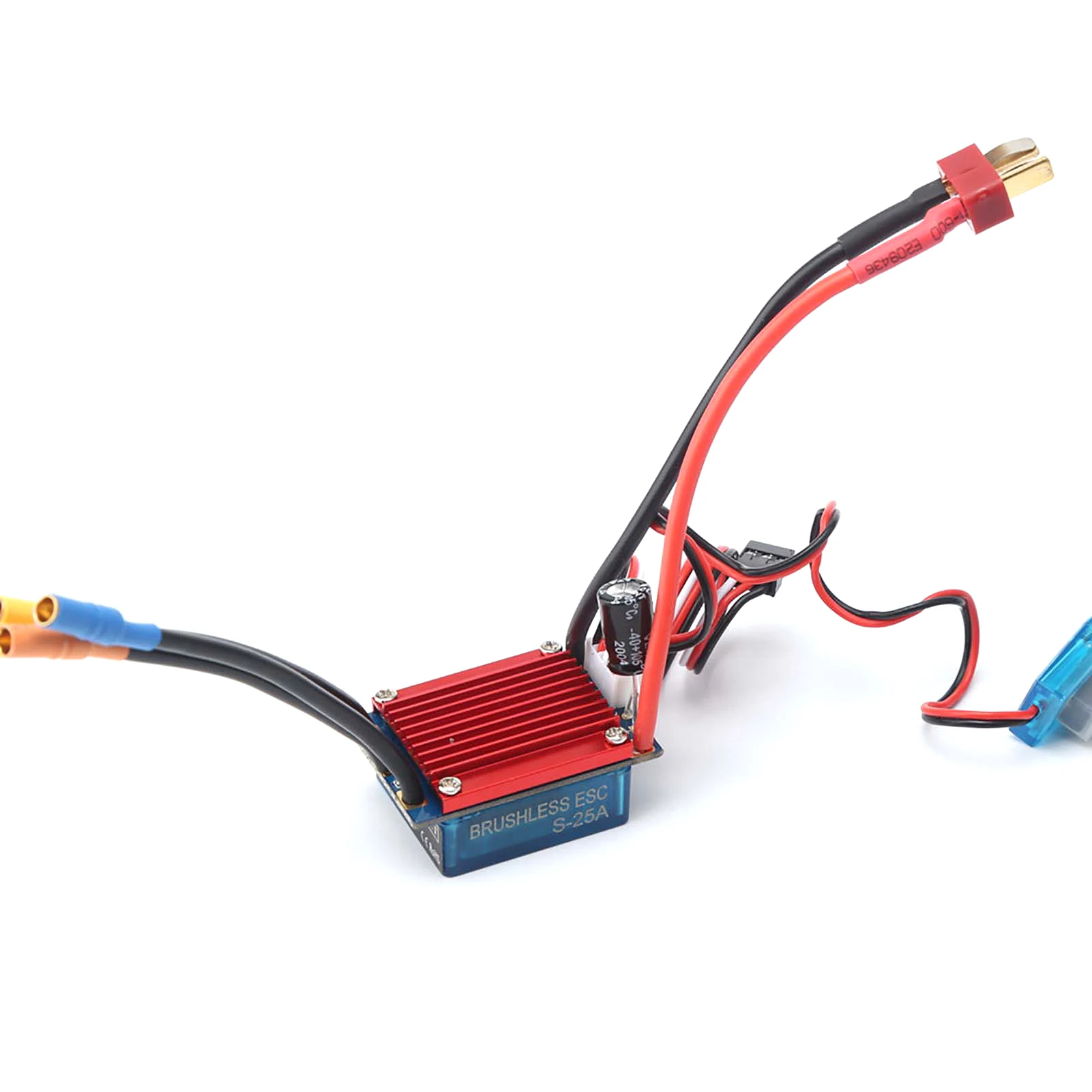 RC Motor and ESC 2430 7200KV 4P Sensorless Brushless Motor w/ Brushless ESC Electric Speed Controller for 1/16 1/18 RC Car Truck