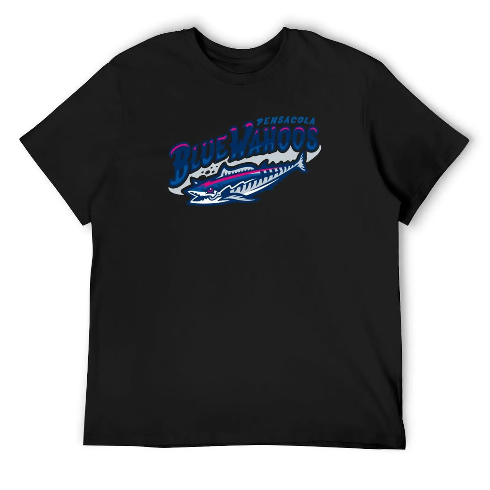 Pensacola Blue Wahoos icons T-Shirt custom t shirt cotton graphic tees luxury clothes men