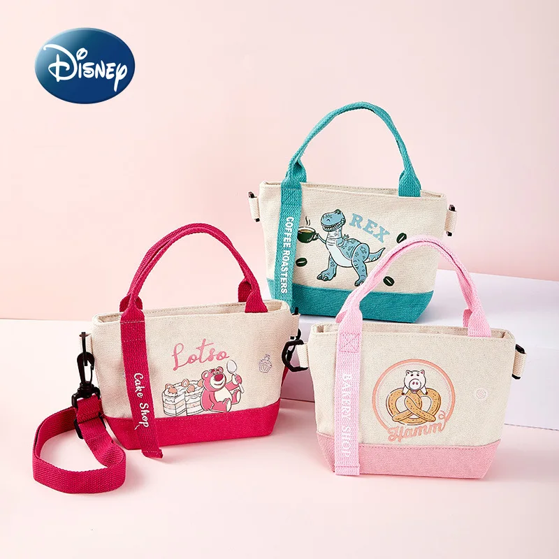 

Disney New Children's Shoulder Bag Luxury Fashion Children's Shoulder Crossbody Bag Canvas Cartoon Cute Casual Children's Bag