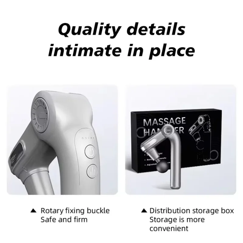 أحدث مدلك قابل للطي لعام 2025 لاسترخاء عضلات الجسم بالكامل مدلك محمول لاسلكي مطرقة تدليك مطورة #6