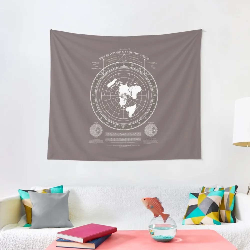 Gleason Map Tapestry Aesthetic Room Decor Korean Bedroom Organization And Decoration Nordic Home Decor Wall Decoration Tapestry