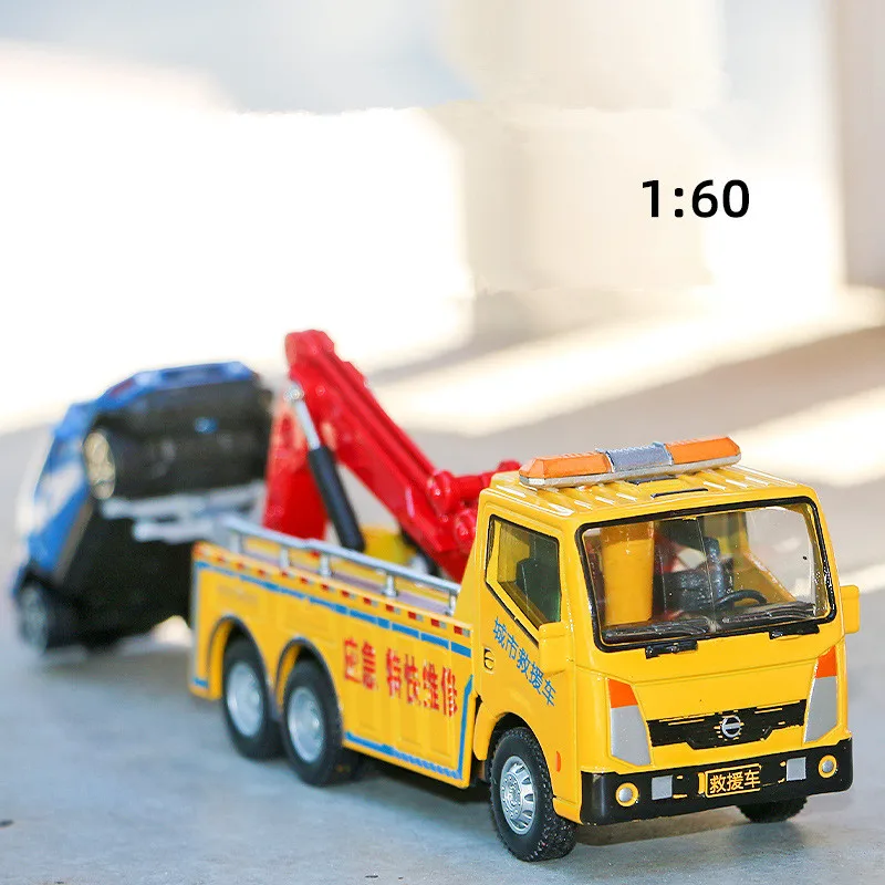 

1: 60 alloy engineering rescue trailer model,simulation Engineering truck toys,children's toy gifts,wholesale