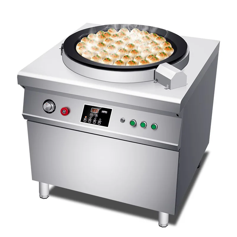 Steamed Stuffed Maker for Hotel Use Dumpling Gyoza Frying Machine Oven Commercial Fried Bun Pot