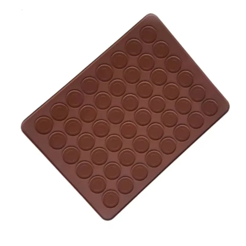 

48 cavity biscuit pastry baking pan decoration tool silicone mold sheet mat