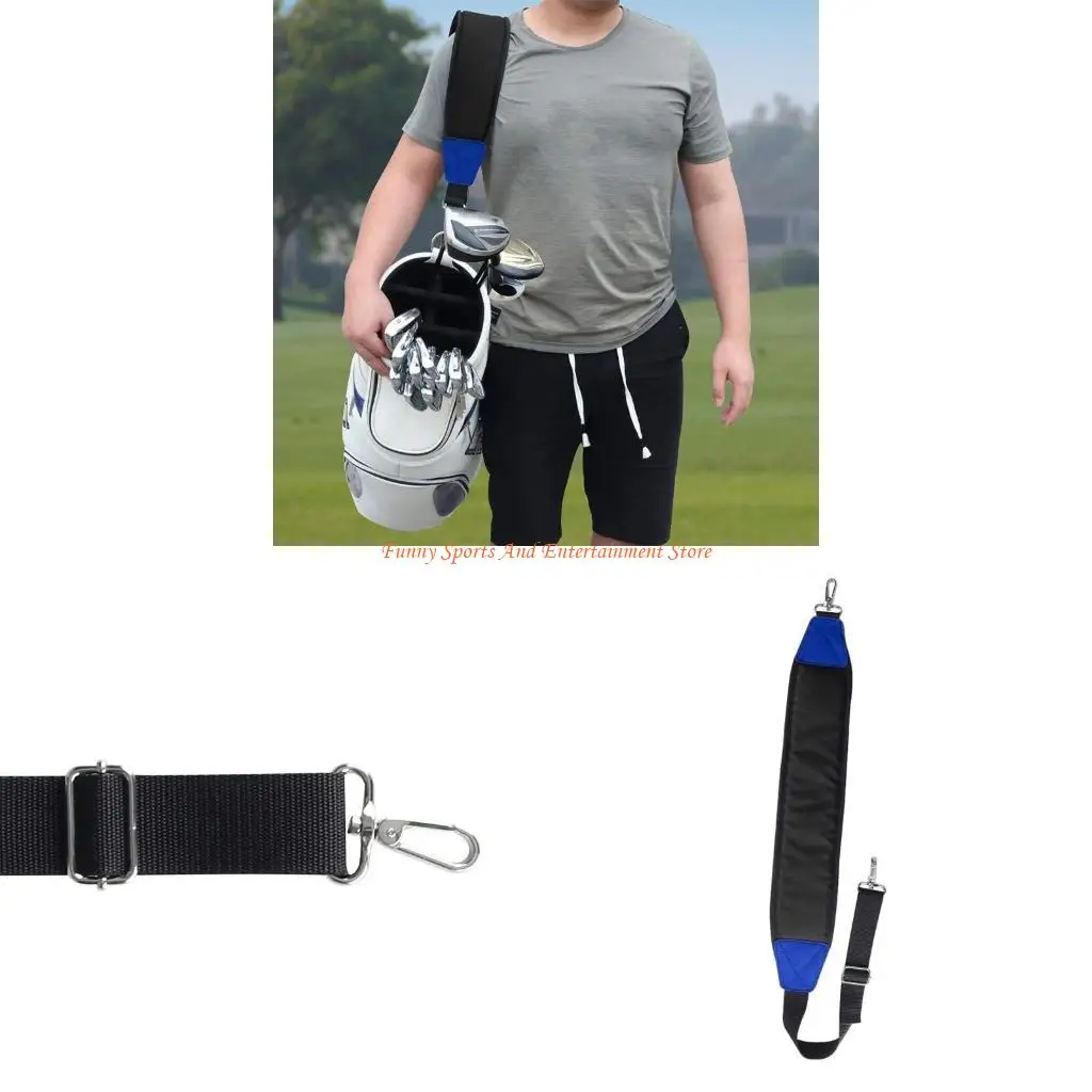 

C4DE Golf Bag Straps Backpack Straps Golf Bag Single Strap Replacement, Adjustable Thick Padded Bag Strap, Easy Installation