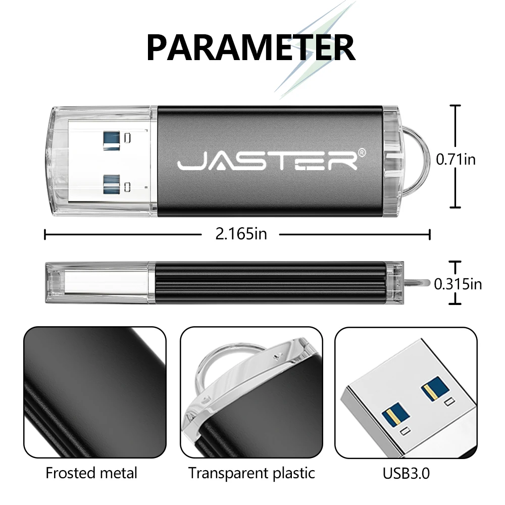 JASTER 100PCS Lot USB3.0 128GB Free Custom Logo Memory Stick 64GB Business Gift Pen Drive 32G Free Key Chain USB 3.0 Flash Drive