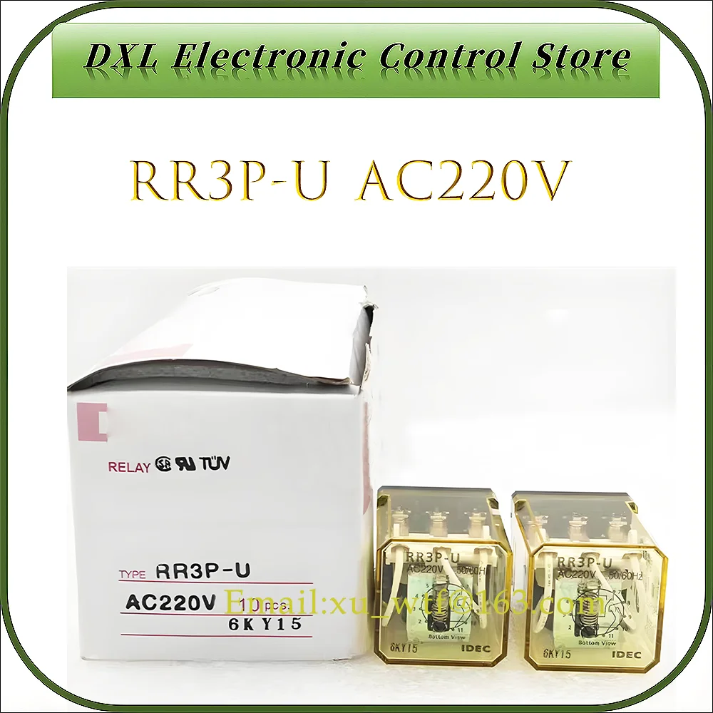 

Brand New original Intermediate relay RR3P-U AC220V AC 220V 3 open 3 close 10A ginger yellow In Stock