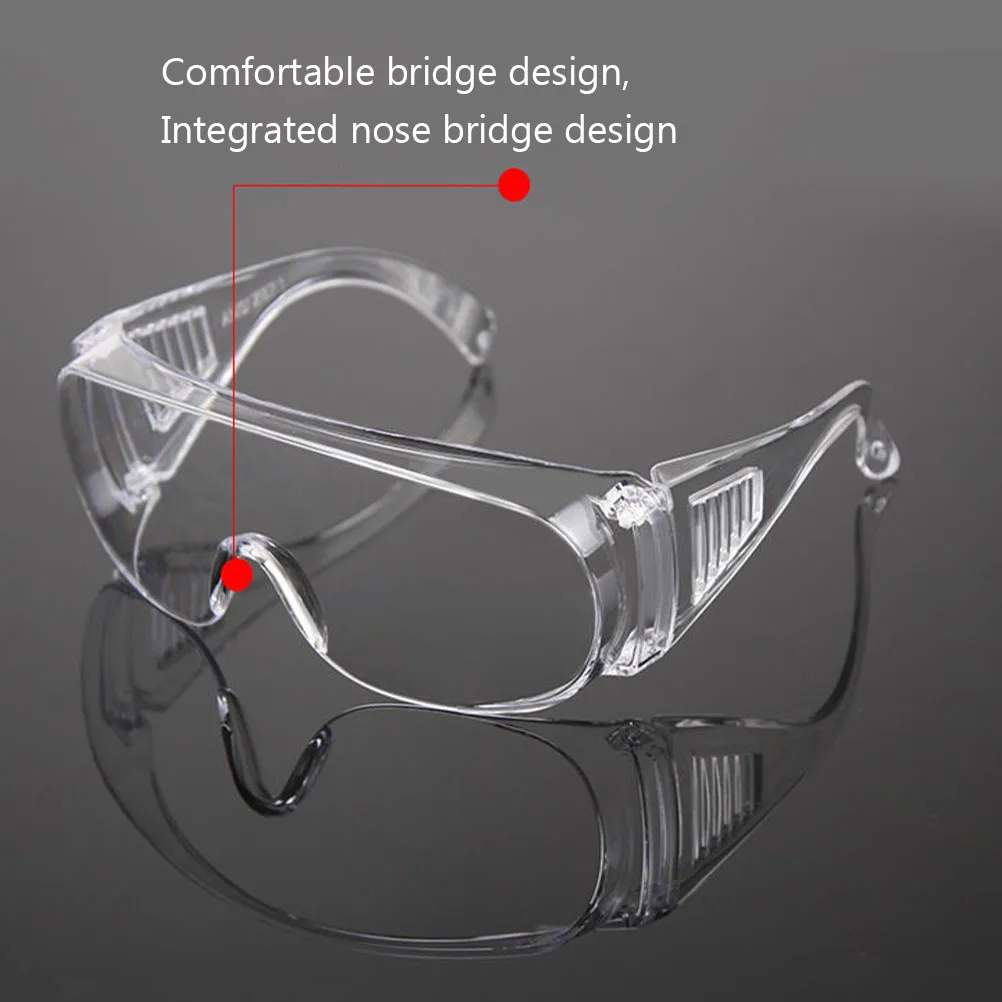 

2 Pairs Anti-fog Goggles Glasses Eye Protective That Fit over Clear