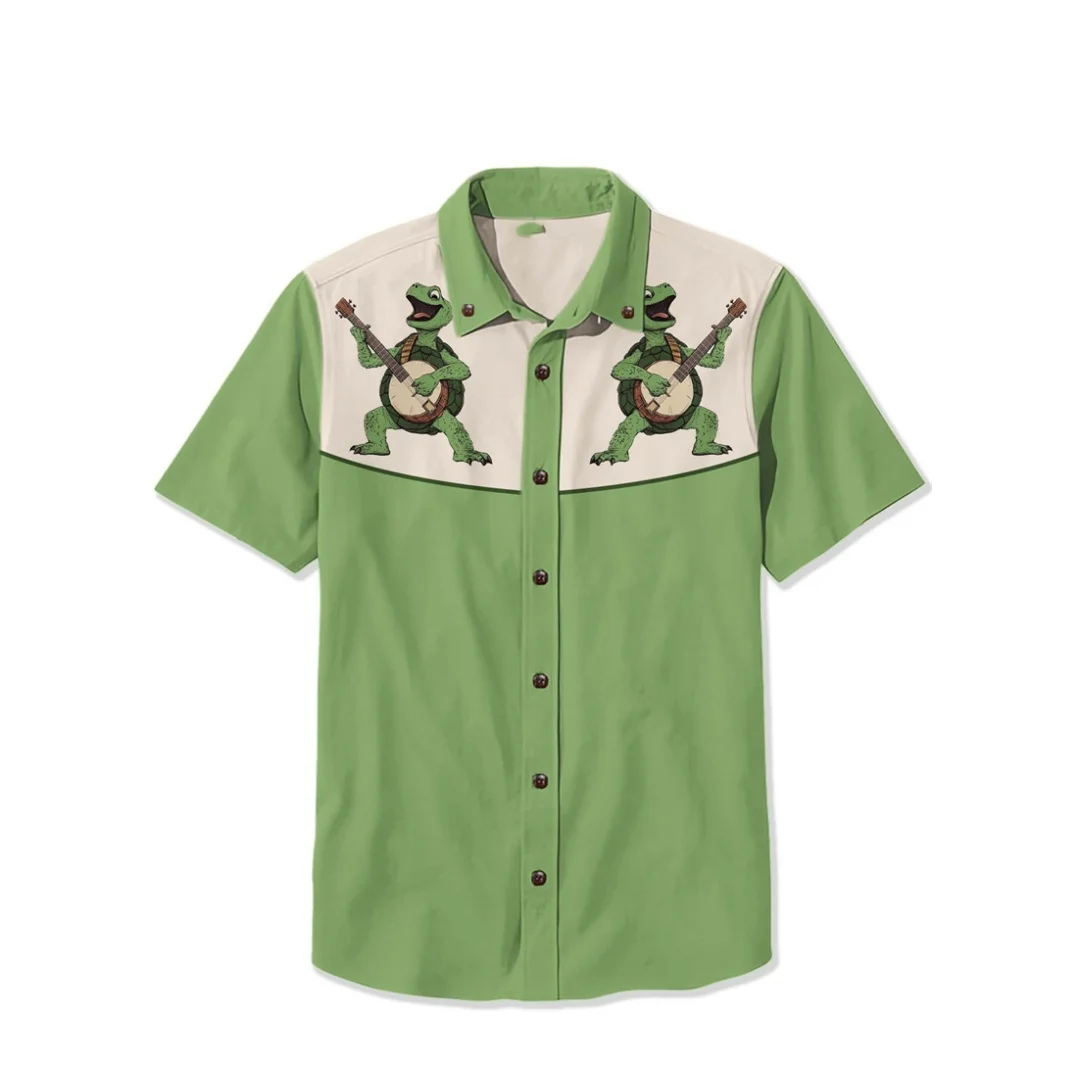 

Мужские рубашки в гавайском стиле, ретро-рубашки с коротким рукавом, дышащие топы, повседневная одежда, летняя мода, рубашки в стиле Y2K, одежда в стиле тики для мужчин.