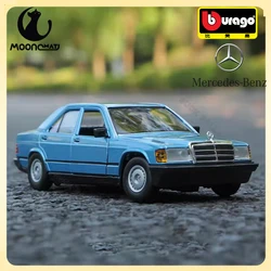 1:24 Bburago AMG 190 E 2.6Model Mercedes-Benz 190 E 2.6 Alloy Car Die Cast Sports Car Collection Luxury Vehicle Birthday Gift