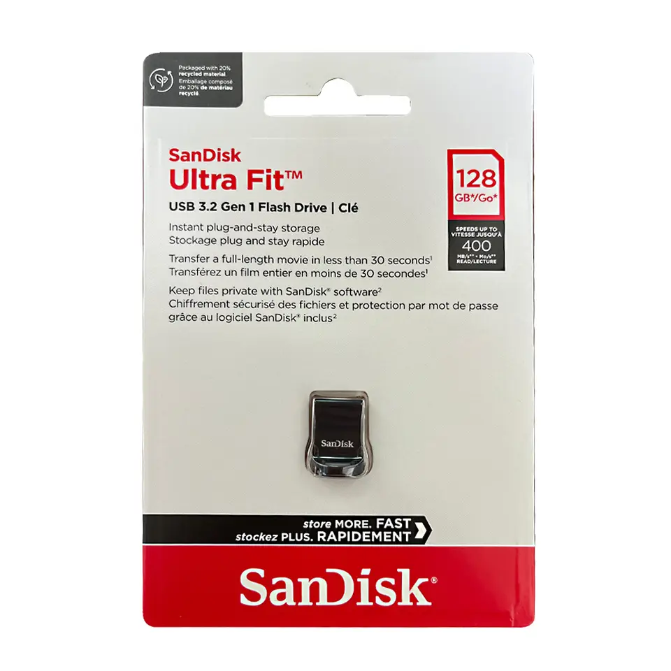 سان ديسك ألترا فيت CZ430 128 جيجا 256 جيجا 512 جيجا USB3.2 فلاش درايف سرعة قراءة حتى 400 ميجابايت/ثانية ميني بين درايف 64 جيجا 32 جيجا 130 ميجابايت/ثانية USB ستيك - 2