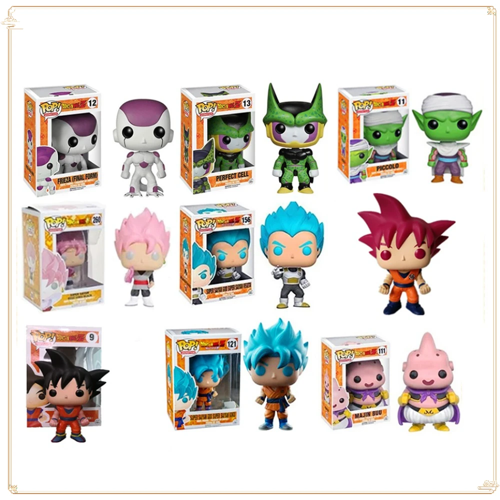 FUNKO Pocket Classic Anime Dragon Ball Series Doll Vegeta IV Son Goku Child's Collection Model Adventure Christmas Toy Figures