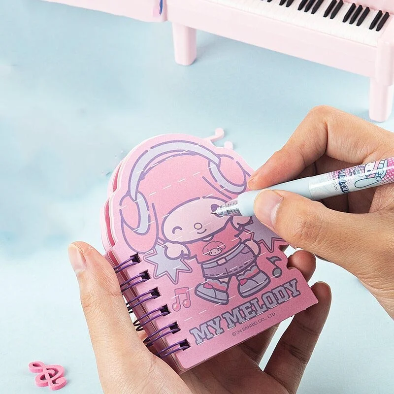 12pcs/lot Sanrio Kuromi Melody Cinnamoroll Coil Notebook Cute Portable Note Book Diary Planner Stationery Gift School Supplies