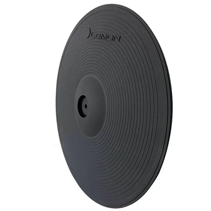 Prato de tambor de limão de 9 polegadas, 13 polegadas, 15 polegadas, 3 zonas, 13 ", com estrangulamento totalmente coberto para kit de bateria eletrônica