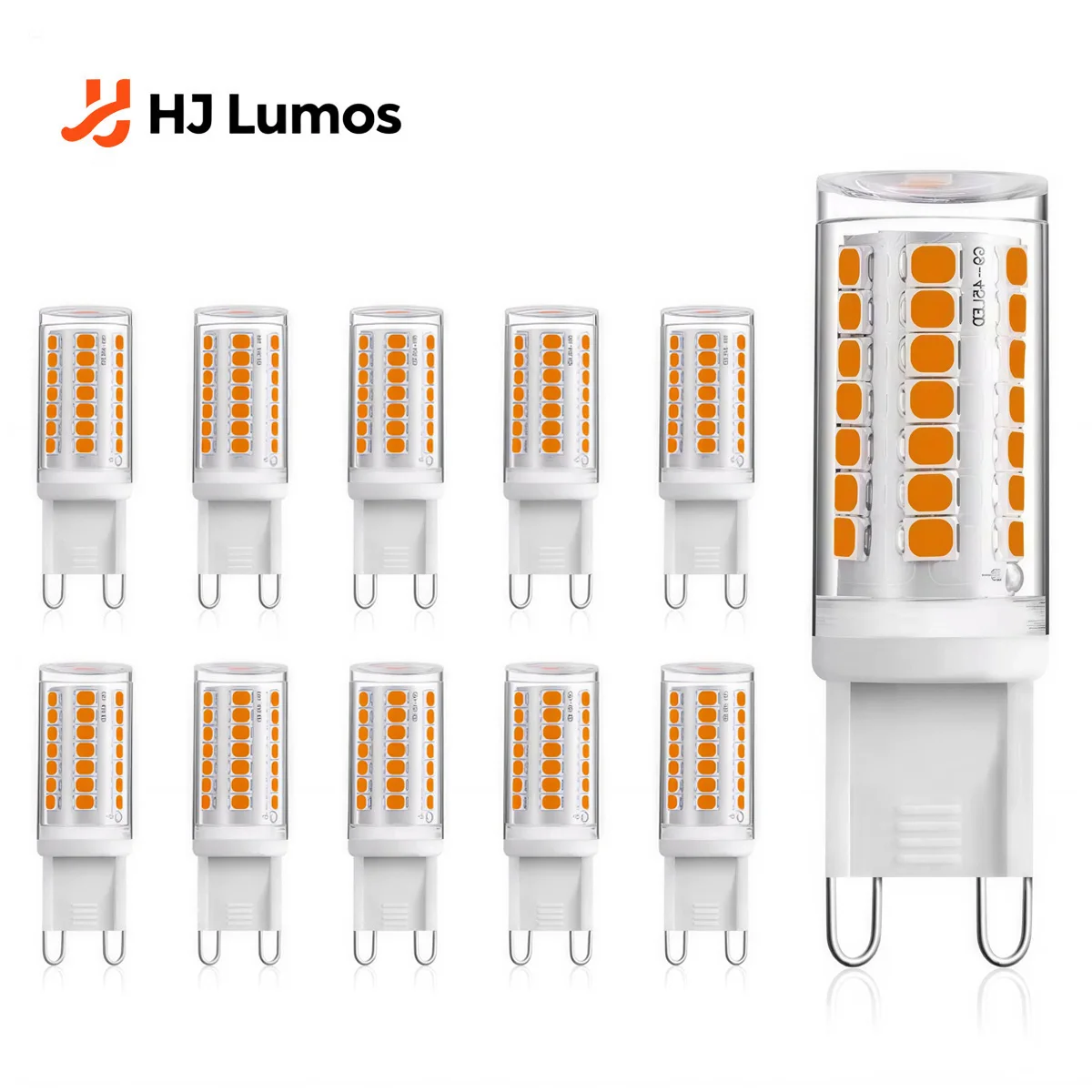 

10pcs 5W Dimmable LED G9 Bulb Super Bright No Flicker AC 220V with 45LEDS 2835SMD Ceramic Holder for Chandelier Lighting