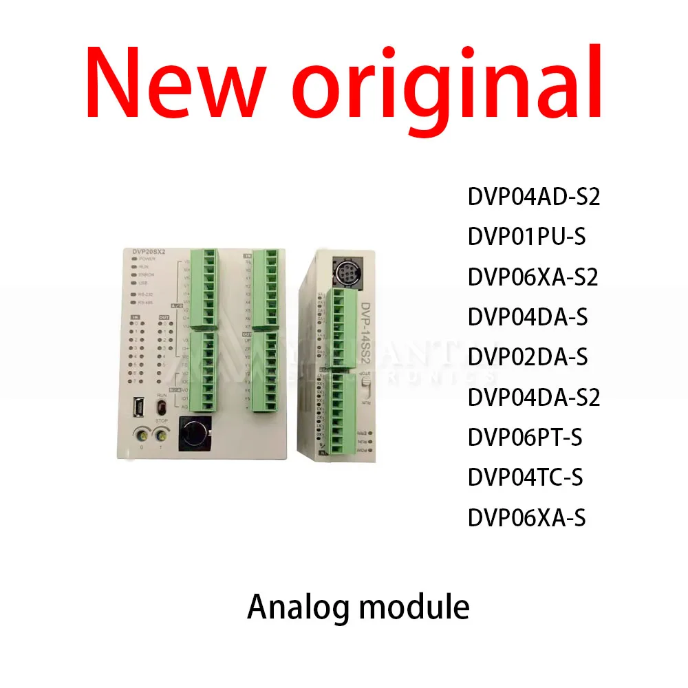 1Pcs/DVP04AD-S2 DVP01PU-S DVP06XA-S2 DVP04DA-S DVP02DA-S DVP04DA-S2 DVP06PT-S DVP04TC-S DVP06XA-S Analog module