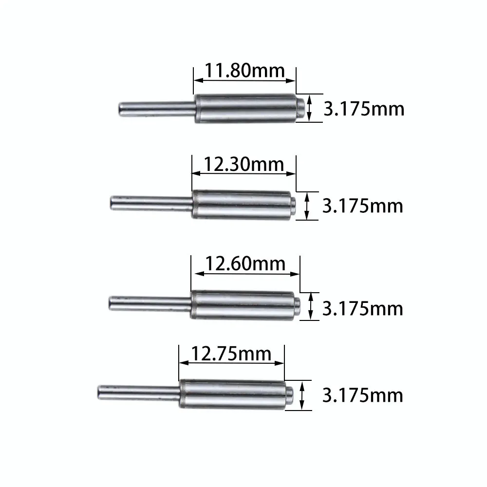 10 szt. Rękojeści stomatologicznej wałek przyciskowy 9.8/12.8/13.5/13.75/13.95/14.2mm wrzeciona do części zamiennych do wirnika nabojowego narzędzia