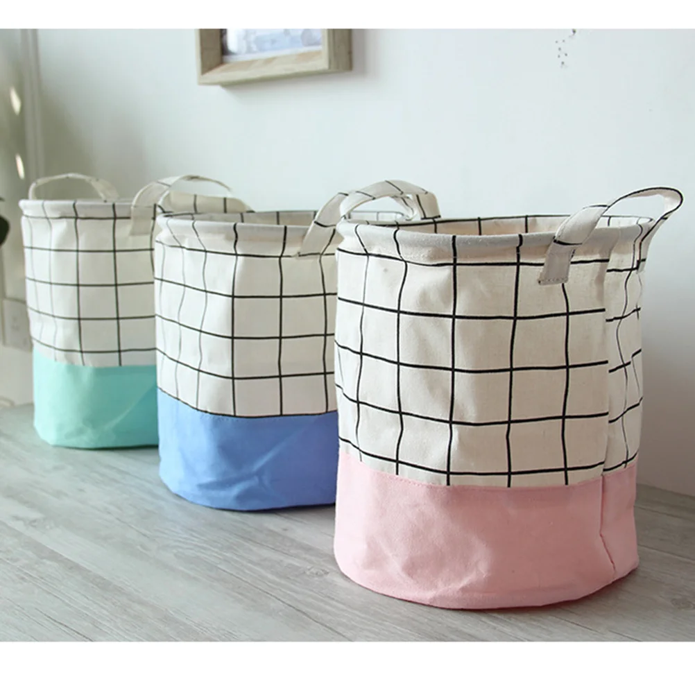 

Large Storage Oxford Fabric Laundry Basket Folding Hamper Lightweight Double Layer Bottom for Family Laundry Bedroom Bathroom