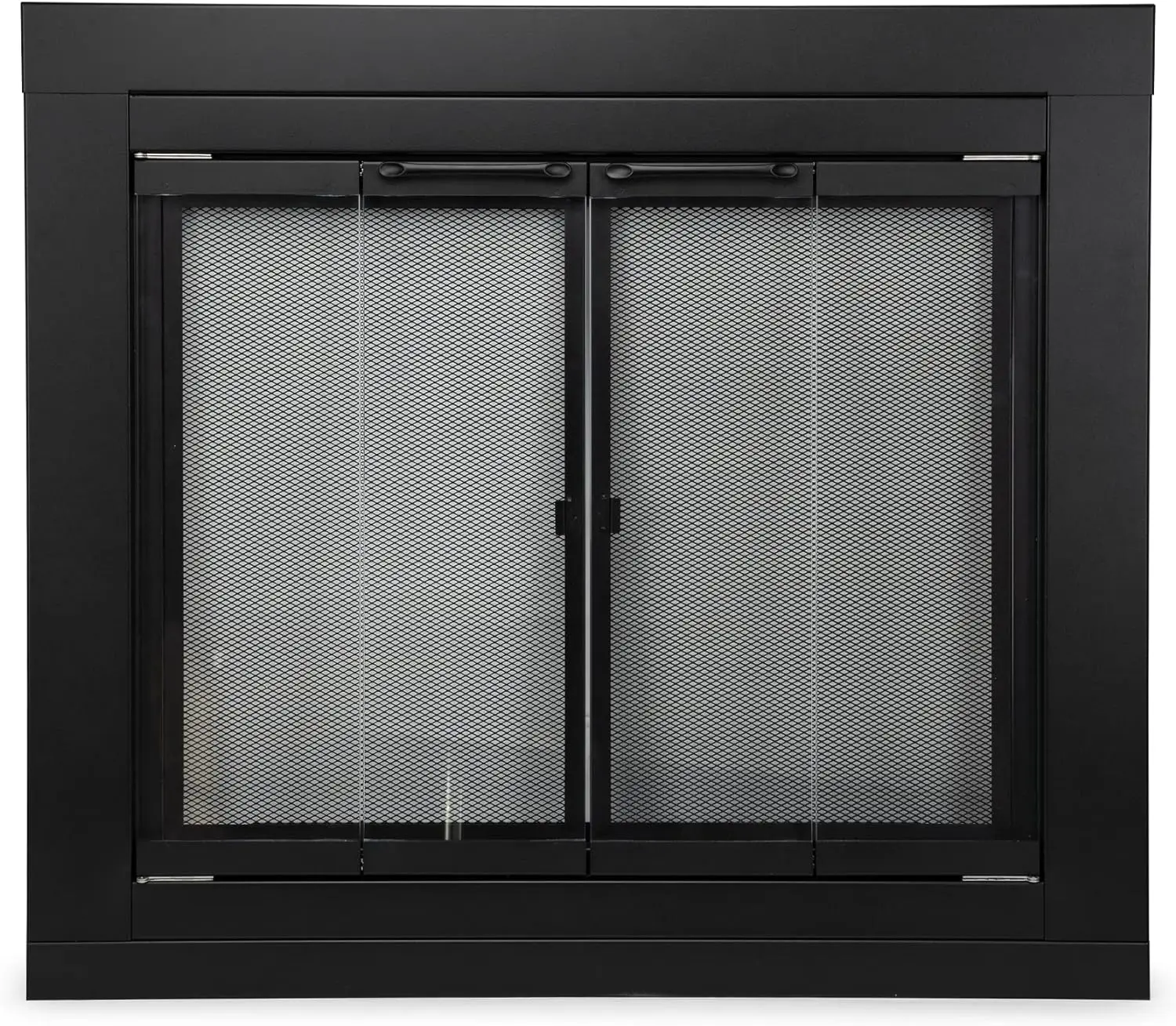 

Stanbroil Fireplace Glass Bi-fold Style Door, Black Finish, Medium, Decorative Fireplace Screen Door for Fireplace Accessories