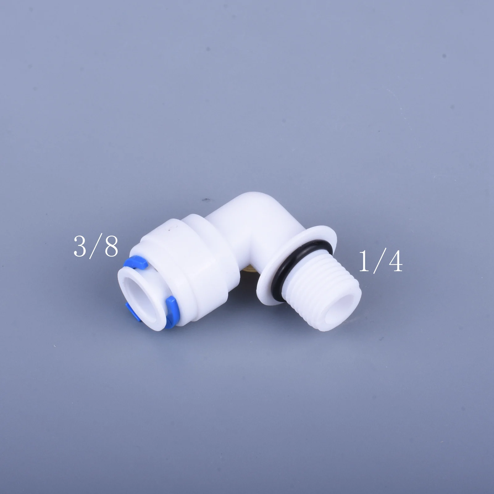 3/8 tube to G1/4  Quick Connect Elbow Fitting with O-Ring Seal for RO Water Purifier PE Tube Pipe Connector