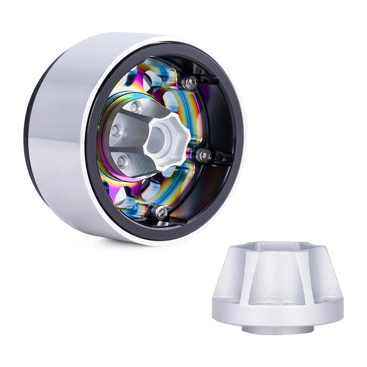 Aluminum Wheel Hex Hub 6/9/12/15/18/21mm for 1.9 or 2.2 inch Wheels Rim Axial SCX10 Capra Redcat Gen8 VS4-10 Upgrade Accessories view 5