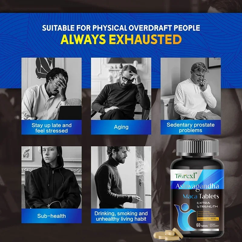 احصل على حل آمن وفعال من ملحق Ashwagandha Male مدة غير قابلة للاهتزاز