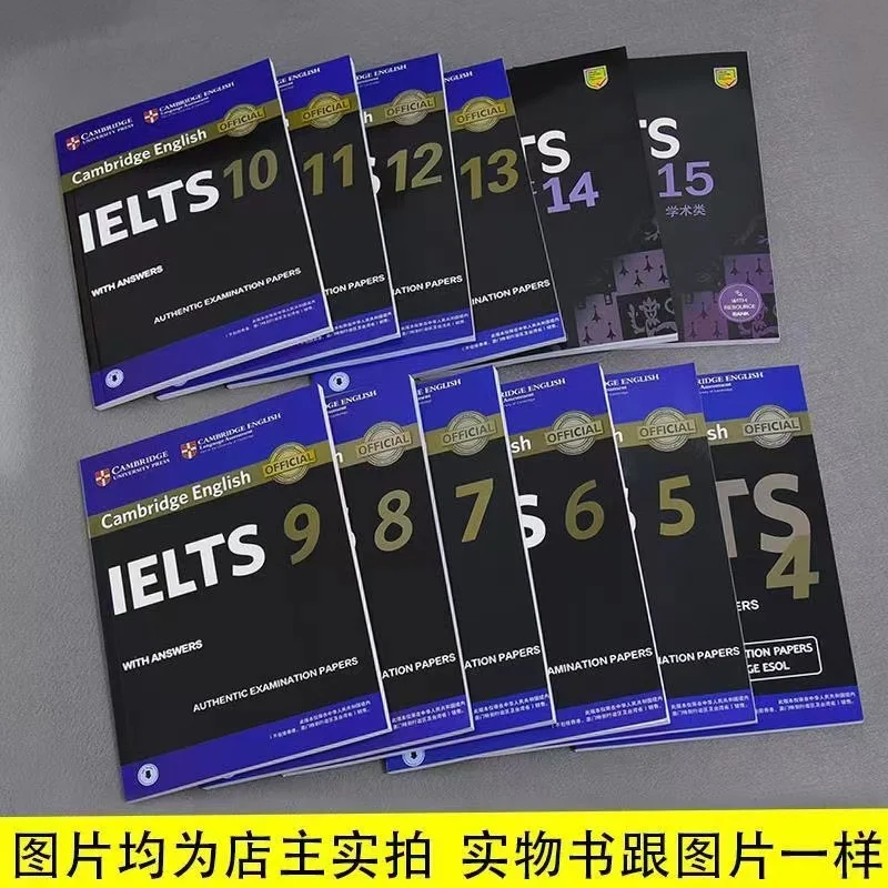 14 Books Cambridge English IELTS IELTS 17 Academic IELTS Zhenti 4-17 Speaking Listening Reading Writing Study Book