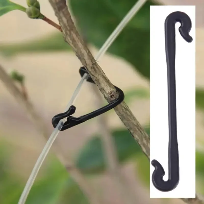 50-500Pcs Vines Vegetable Tendril Farming Clip Plastic Grafting Clips Fastener Plant Storage Rack Balcony Flower Stand