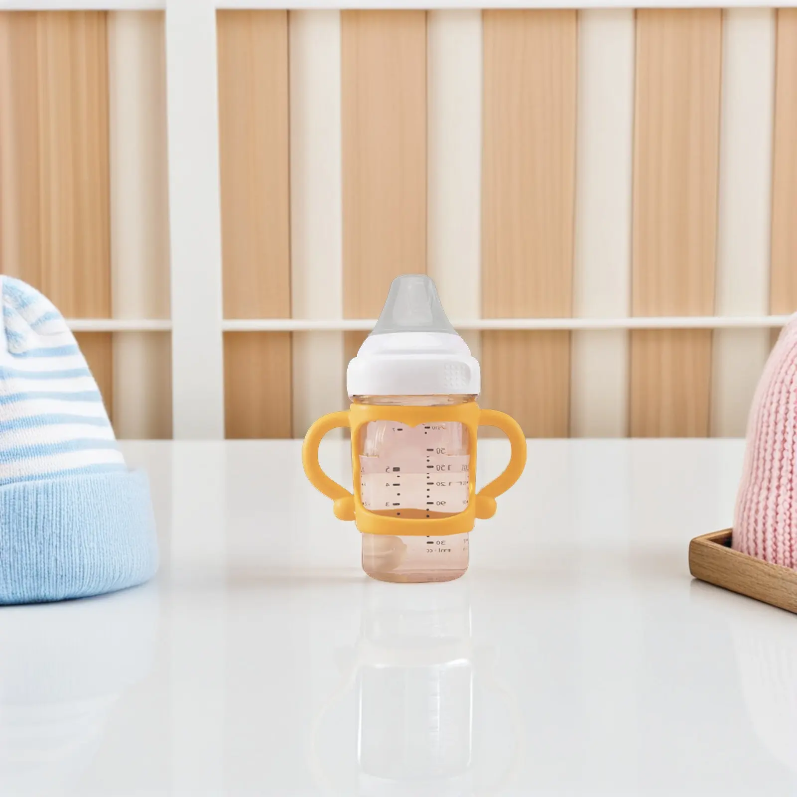 

4pcs Silicone Bottle Handles For Baby Feeding Non-Slip Ergonomic Grip Easy Install Durable Milk Holder Accessory Silicone