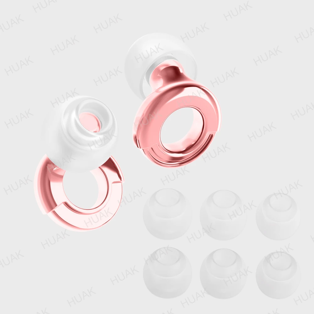 High Fidelity Reusable Silicone Ear Plugs with Lanyard Noise Reduction Ear Defenders for Musicians Concerts Festivals Live Event