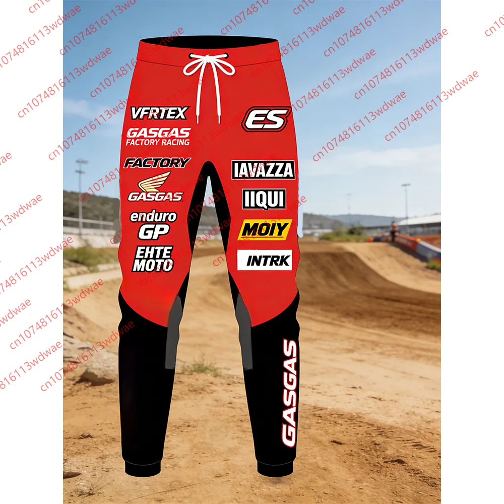 GASGAS Moto GP Rennhose Jogginghose Herren Motorrad-Sweatpants Schnelltrocknende Wanderhose Offroad-Fahrer