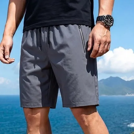 

Shorts Men's Summer Quick-drying Casual Sports Beach Pants Straight Versatile Loose Five-point Pants Trendy Thin