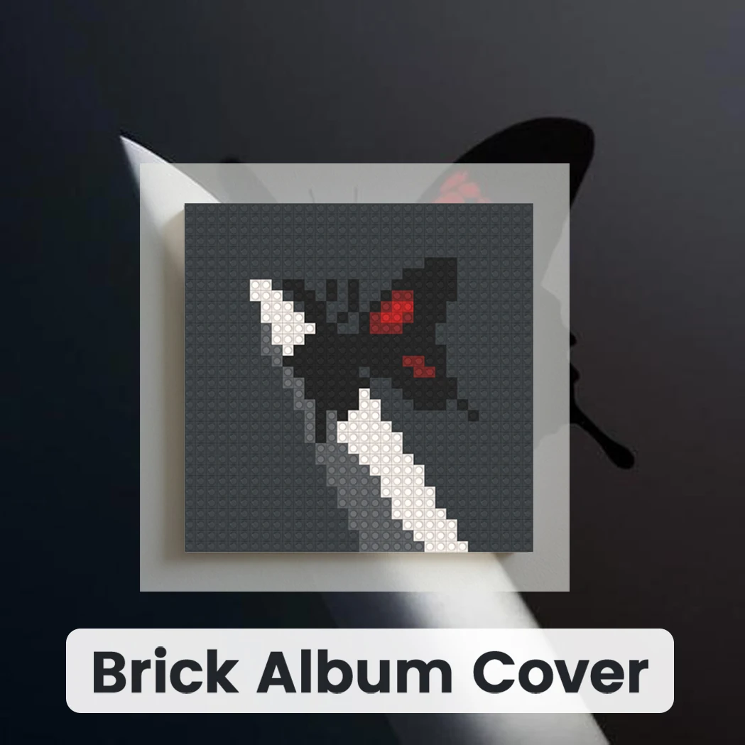 

PostS M-Malone Post Malone Hip Hop Pop Rap Music Album Cover Building Blocks Mosaic Pixel Art Brick Painting DIY Home Wall Decor