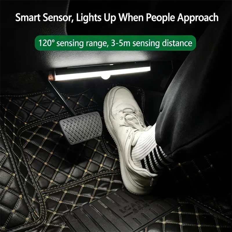 Intelligent human body LED light, induction light, car rear compartment reading, trunk light, charging lighting, strip light